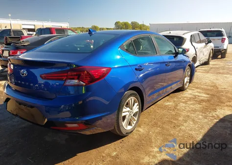 2019 Hyundai Elantra Sel из США, поврежденный, VIN 5NPD84LF2KH427137